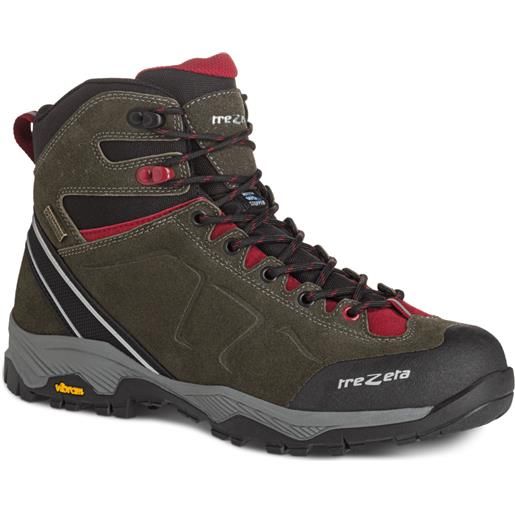 TREZETA drift wp brown / red scarpe trekking uomo classic comfort con intersuola rubber