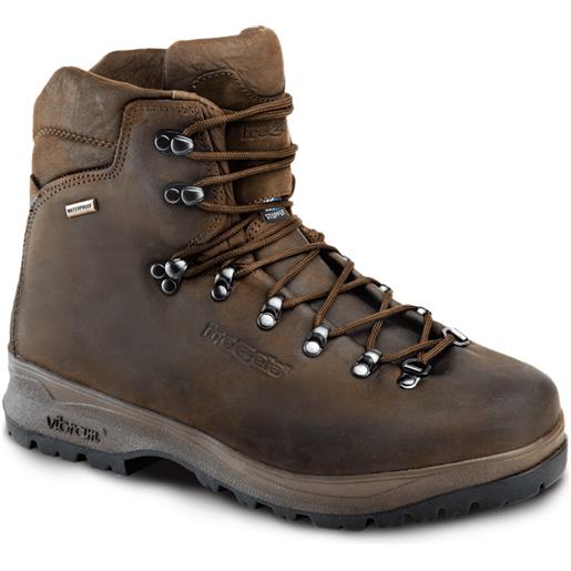 TREZETA pamir wp brown scarpe trekking unisex classic comfort con intersuola rubber
