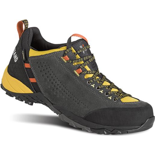KAYLAND alpha gtx grey-yellow scarpe trekking uomo outdoor premium con intersuola moulded eva bi-density + ess
