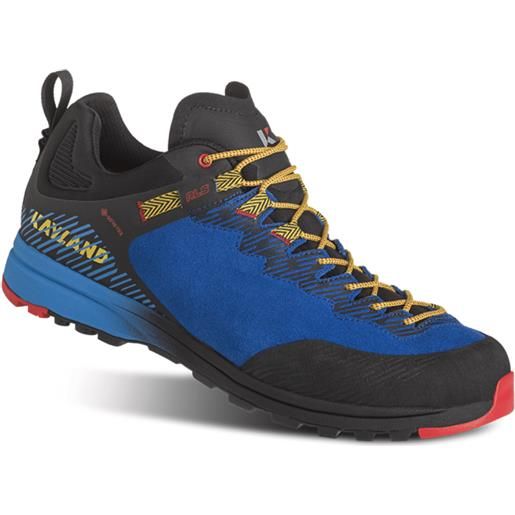 KAYLAND grimpeur gtx blue-yellow scarpe trekking uomo tech approach con intersuola moulded eva bi-color