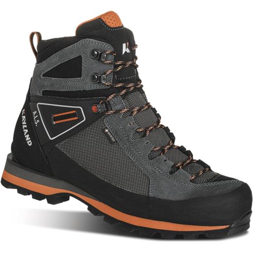 KAYLAND cross mountain gtx grey-orange scarpe trekking uomo ergo tech con intersuola microporous + tpu