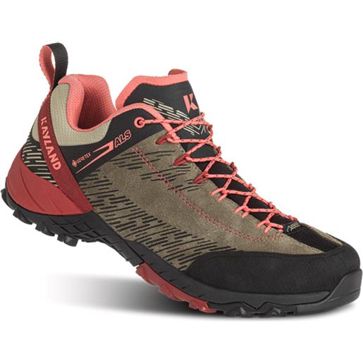 KAYLAND revolt w's gtx brown-red scarpe trekking donna outdoor premium con intersuola moulded eva bi-density + ess