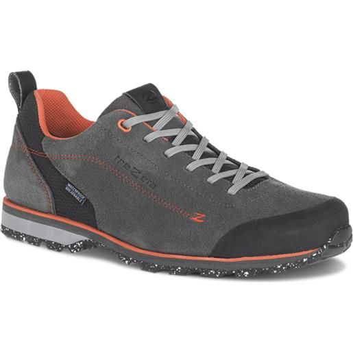 TREZETA wp grey orange scarpe trekking uomo easy comfort con intersuola microporous