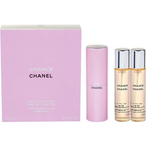 Chanel chance - edt (3 x 20 ml) 60 ml