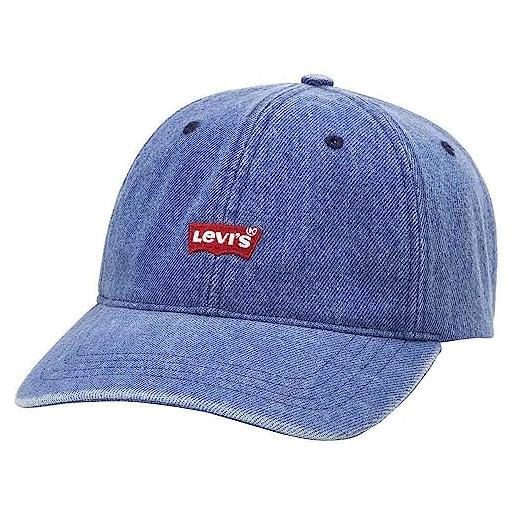 Levi's housemark denim cap, blu, taglia unica unisex-adulto