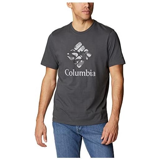 Columbia m rapid ridge, t-shirt con stampa, uomo