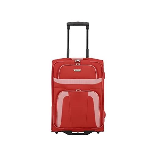 travelite paklite valigia a mano a 2 ruote, serie di valigie orlando: classico trolley semirigido dal design senza tempo, 53 cm, 37 litri