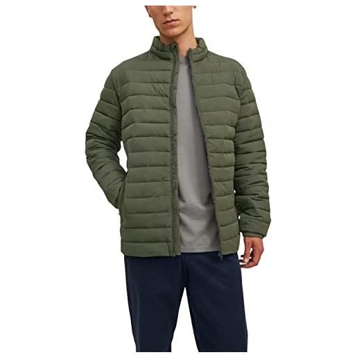 JACK & JONES jack&jones jjerecycle puffer collar noos giacca, crockery, l uomo