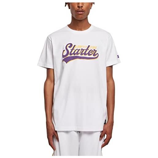 Starter black label starter swing tee t-shirt, bianco, xxl uomo