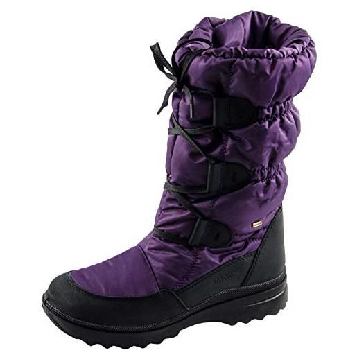 Marc Shoes hedda, stivali da neve donna, rosso textile what pr synth purple 00701, 41 eu