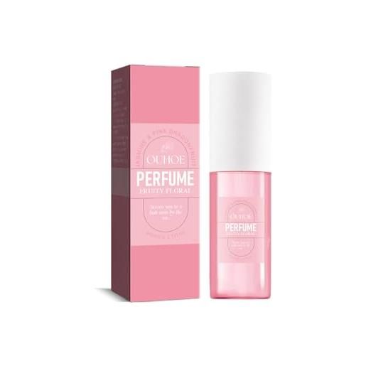 FUYOULILO brazilian perfume, fruity fragrance perfume mist, brazilian perfume for women's bodymoisturize skin (rosa)