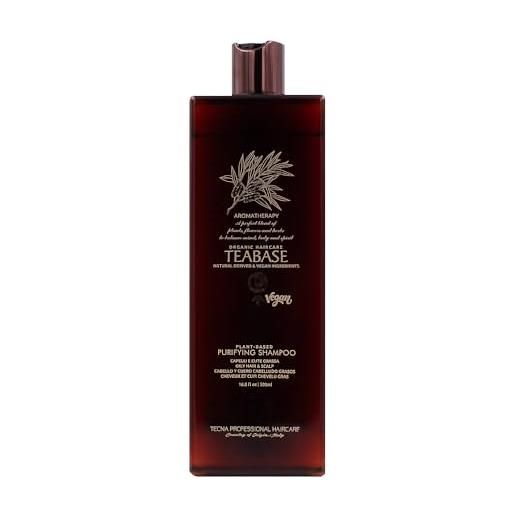 Tecna teabase aromatherapy purifying shampoo 500ml - shampoo per capelli e cute grassa
