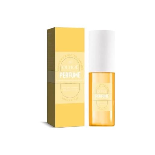 FUYOULILO brazilian perfume, fruity fragrance perfume mist, brazilian perfume for women's bodymoisturize skin (giallo)