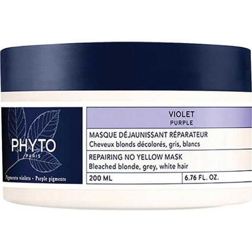 Phyto violet maschera anti-giallo riparatrice
