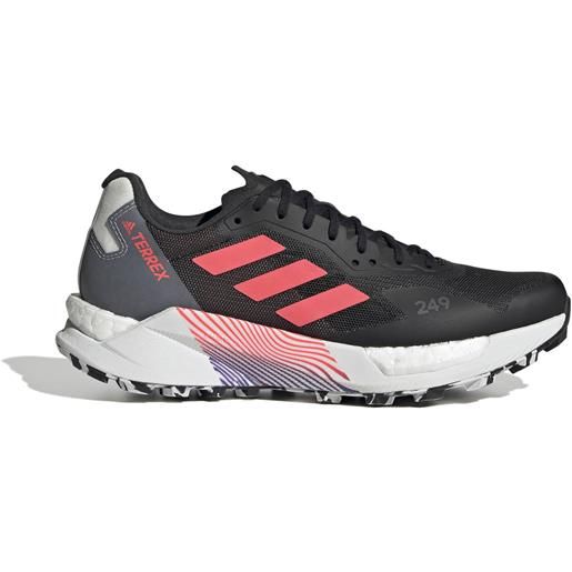 Adidas - scarpe da trail - agravic ultra w black/turbo/white per donne - taglia 5,5 uk, 6 uk - nero