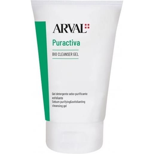 Arval puractiva bio cleanser gel detergente sebo-purificante esfoliante 150 ml
