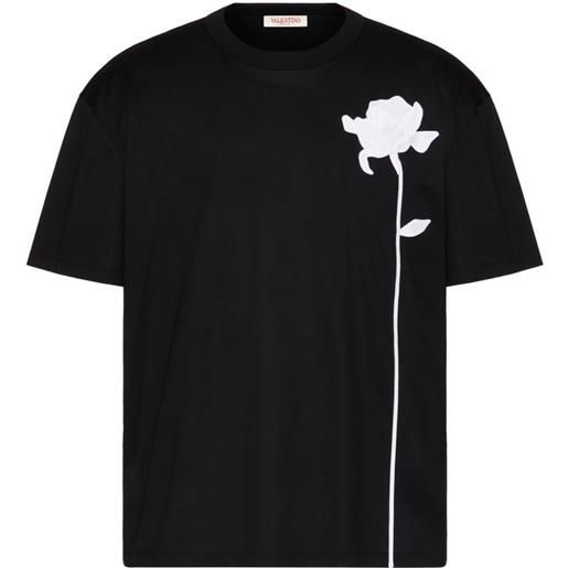 Valentino Garavani t-shirt con applicazione - nero