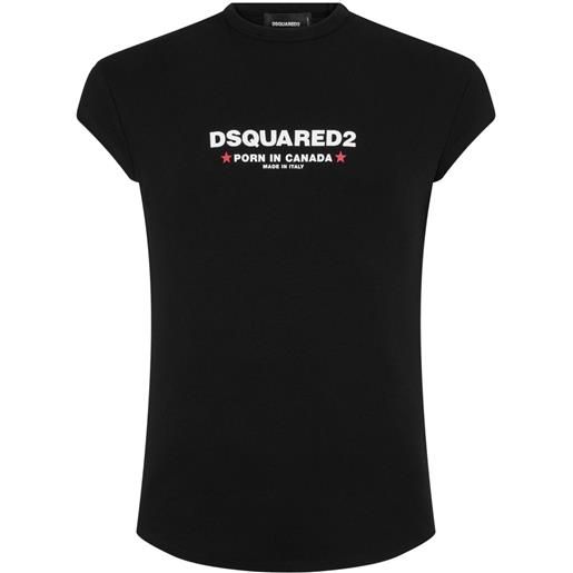 Dsquared2 t-shirt con stampa - nero