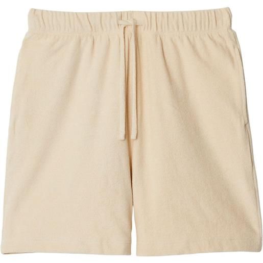 Burberry shorts con stampa - toni neutri