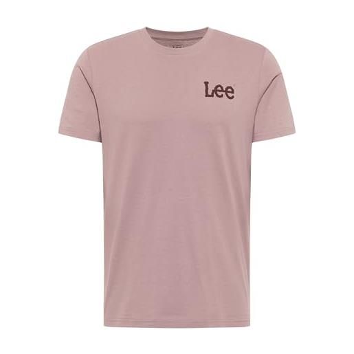 Lee maglietta da uomo, con logo wobbly, colore viola storm, taglia xxl