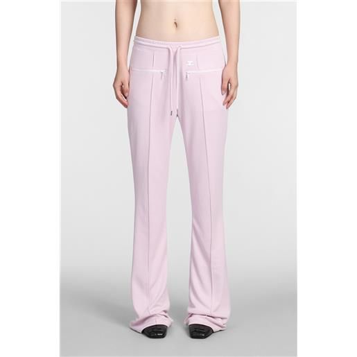 Courreges pantalone in cotone rosa