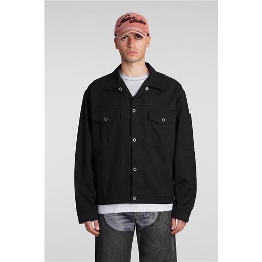 Acne Studios giacca casual in cotone nero