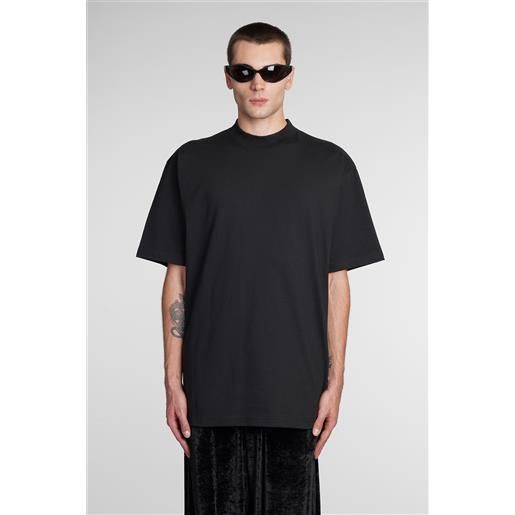 Balenciaga t-shirt in cotone nero