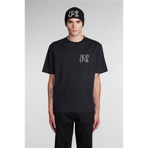 Palm Angels t-shirt in cotone nero
