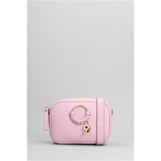 See by ChloÃ© borsa a spalla camera bag in pelle rosa