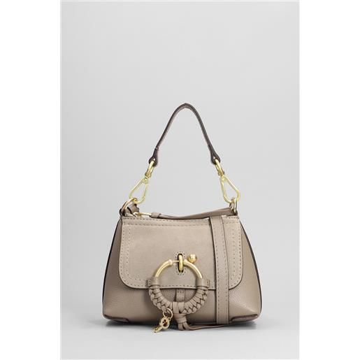 See by ChloÃ© borsa a spalla joan small in pelle grigia