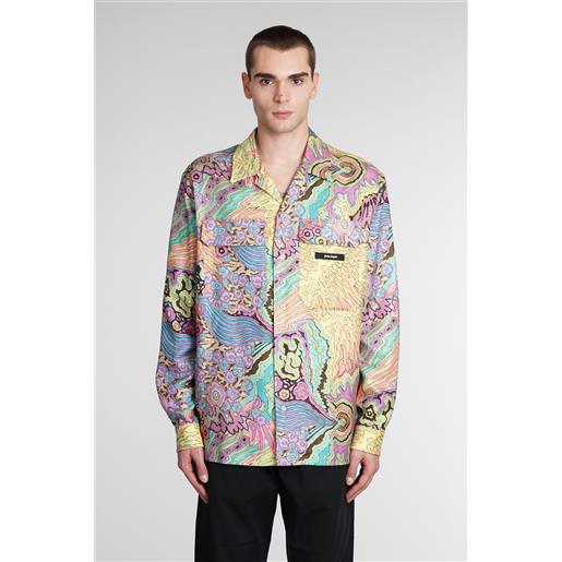 Palm Angels camicia in lyocell multicolor