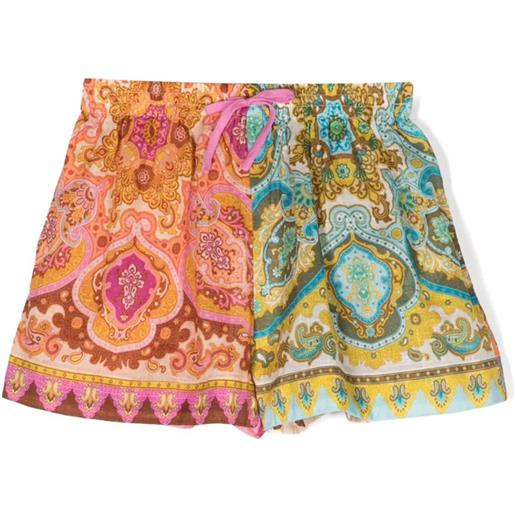 Zimmermann Kids shorts in cotone multicolor
