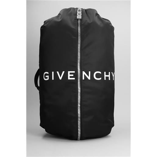 Givenchy zaino g-zip in poliamide nera