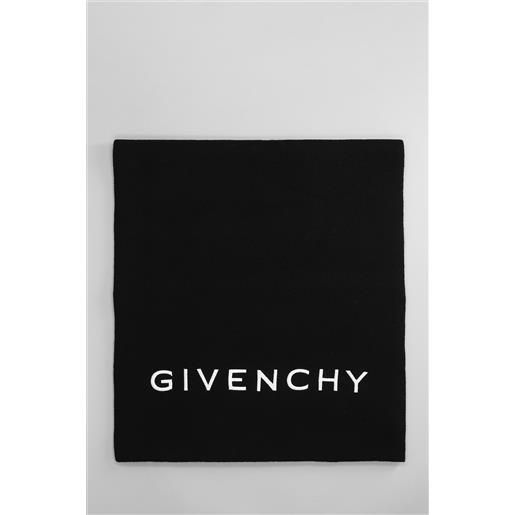Givenchy sciarpa in lana nera