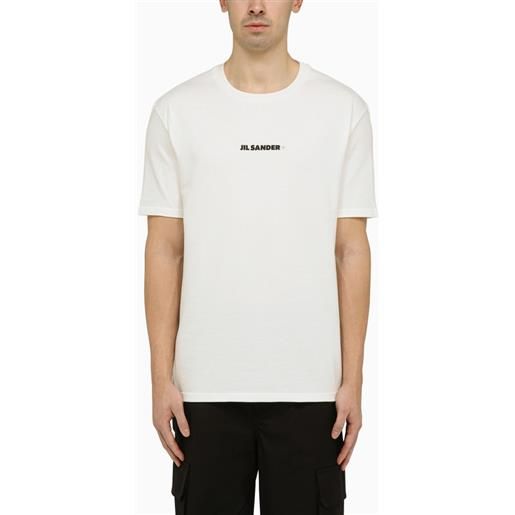 Jil Sander t-shirt girocollo regolare porcellana