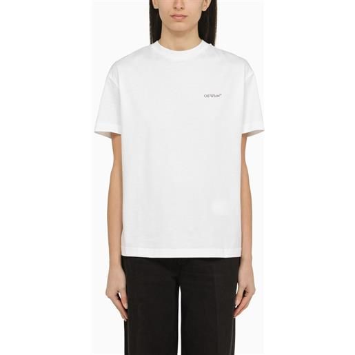 Off-White™ t-shirt bianca con motivo arrow x-ray