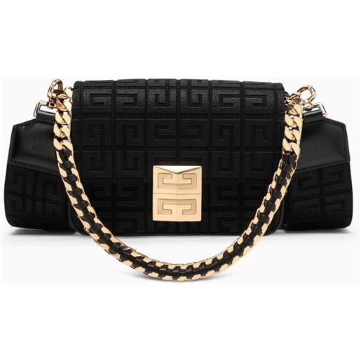 Givenchy borsa 4g piccola nera con ricamo