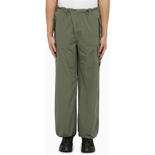 C.P. Company pantalone cargo in nylon verde agave