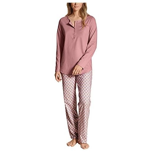 CALIDA lovely nights pyjamaset set di pigiama, rose bud, x-small donna
