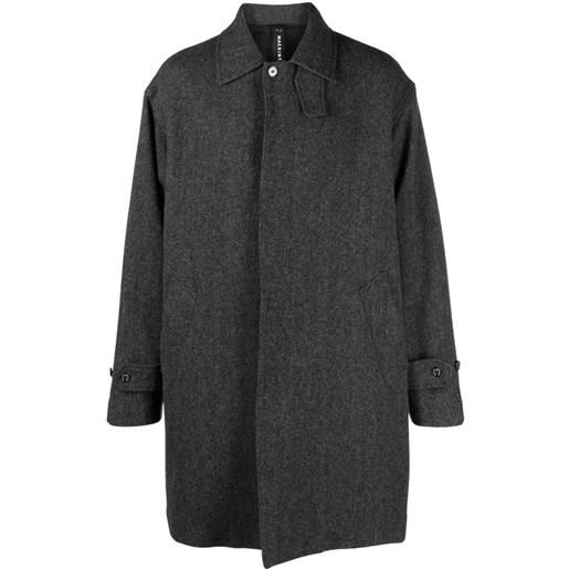 Mackintosh cappotto soho spigato - grigio