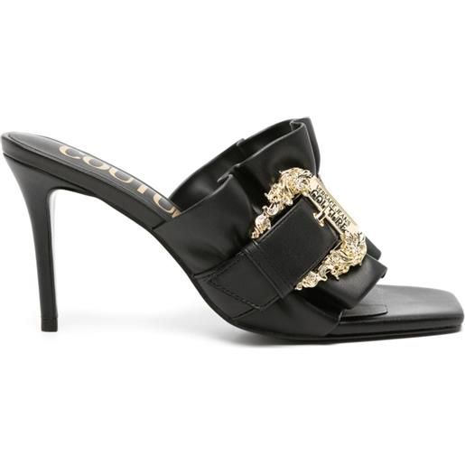 Versace Jeans Couture pumps emily con ruches 90mm - nero