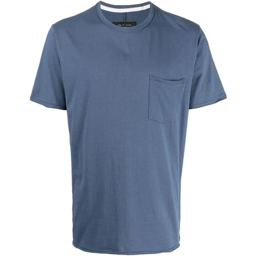 rag & bone t-shirt miles - blu