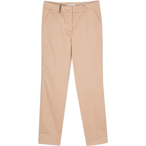 Peserico pantaloni sartoriali 4718 - marrone