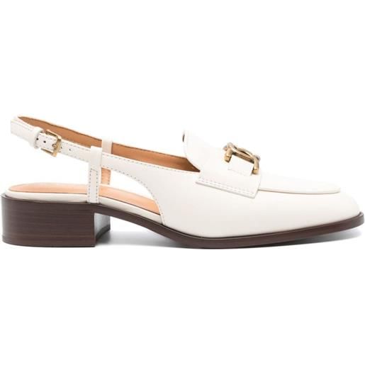 Tod's mocassini 30mm in pelle - bianco