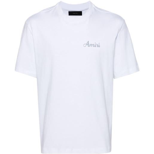 AMIRI t-shirt lanesplitters con stampa - bianco