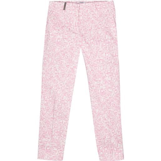 Peserico pantaloni sartoriali 4718 - rosa