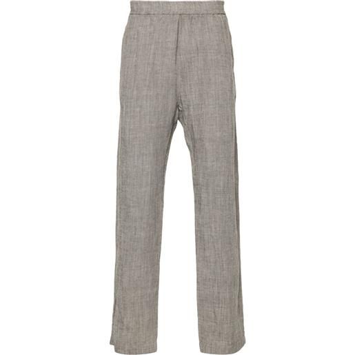 Barena pantaloni riobarbo gioli dritti - grigio