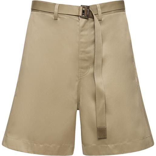SACAI shorts chino in cotone