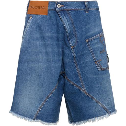 JW ANDERSON shorts workwear in denim di cotone
