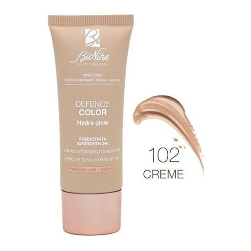 Bionike defence color hydra glow fondotinta 102 creme 30ml